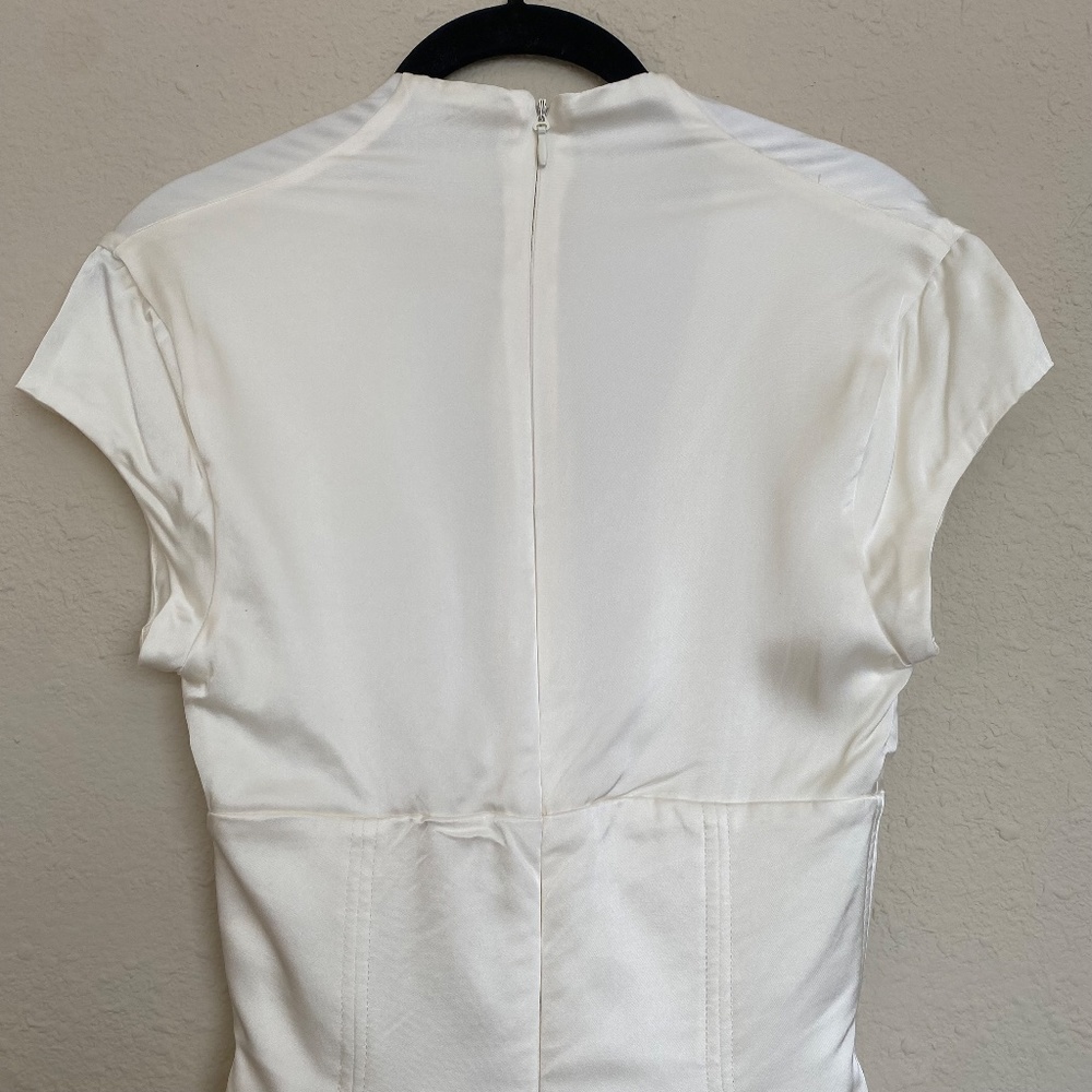 HOUSE OF CB‎ 'Tianna' Ivory white Ruffle Corset Dress  size M - Picture 11 of 14